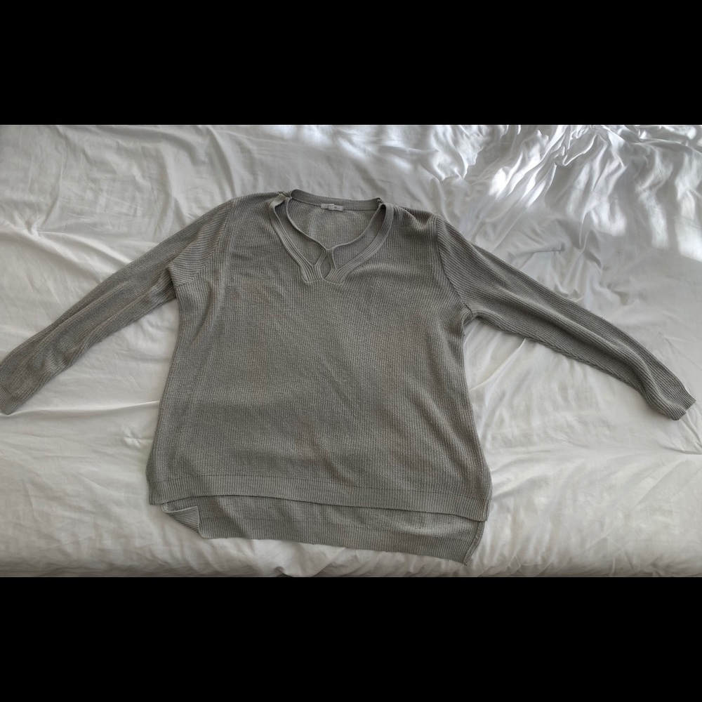 Crisscross sweater